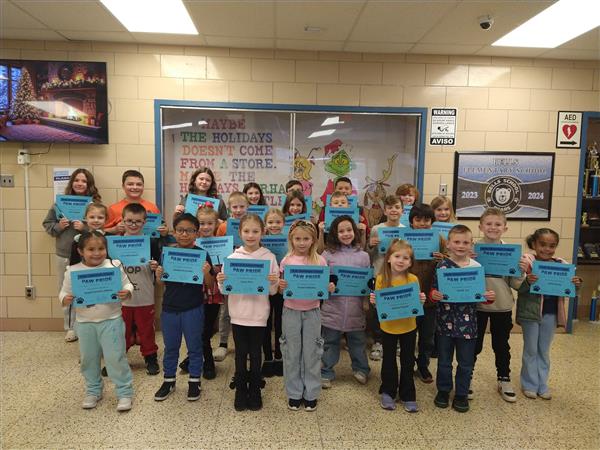  November Paw Pride Students 